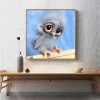 5D DIY Diamond Painting Kits Lovely Naughty Cartoon Grey Owl