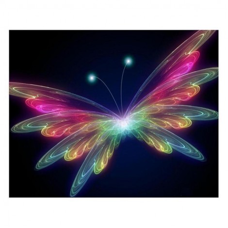 5D DIY Diamond Painting Kits Dream Special Shine Butterfly