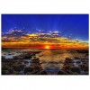 5D DIY Diamond Painting Kits Popular Winter Series Colorful Sea Sunset