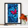 5D DIY Diamond Painting Kits Dream Special Red Butterfly