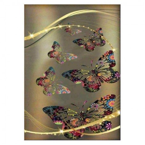 5D DIY Diamond Painting Kits Fantasy Dream Butterfly