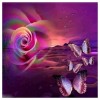 5D DIY Diamond Painting Kits Dream Butterfly Flower Cloud