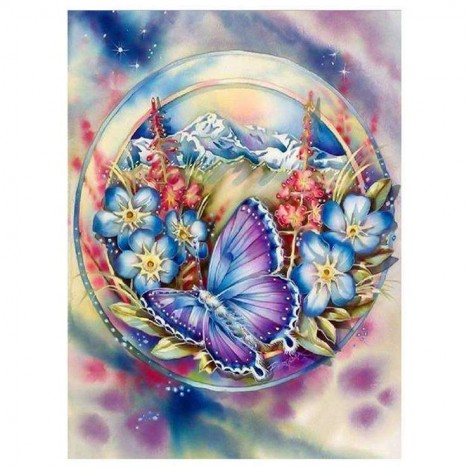 5D DIY Diamond Painting Kits Fantasy Dream Butterfly