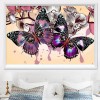 5D DIY Diamond Painting Kits Dream Colorful Butterfly Flowers