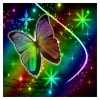 5D DIY Diamond Painting Kits Cartoon Colorful Dream Butterfly