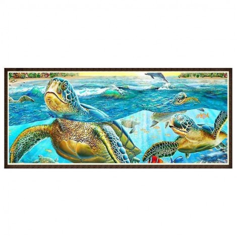 2019 New Hot Sale Sea Turtle Pattern Diy 5d Crystal Diamond Painting Kits