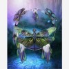 5D DIY Diamond Painting Kits Dream Animal Dragonfly Mirro