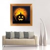 5D DIY Diamond Painting Kits Cartoon Halloween Pumpkin Lamp