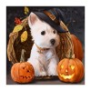 5D Diy Diamond Painting Kits Rhinestones Halloween Dog